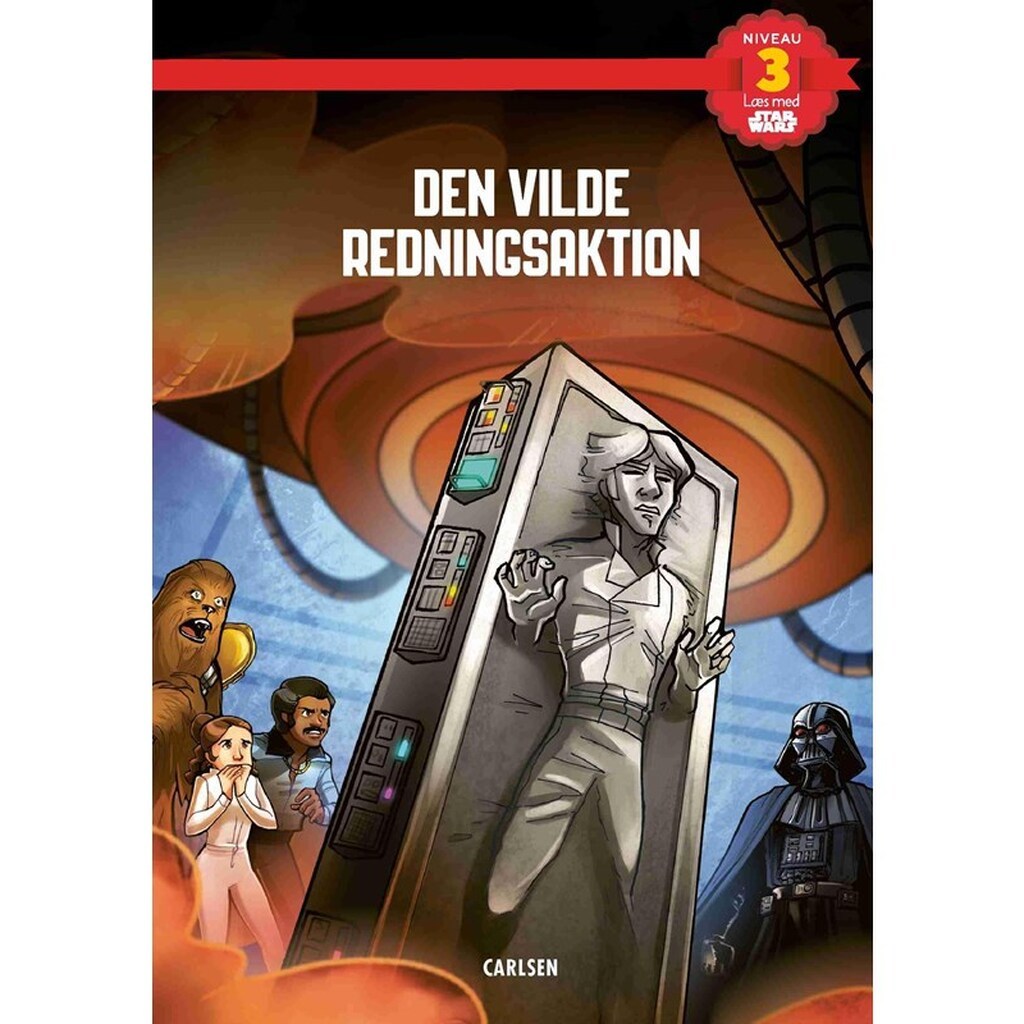 Læs med Star Wars - Den vilde redningsaktion - Børnebog - Hardcover