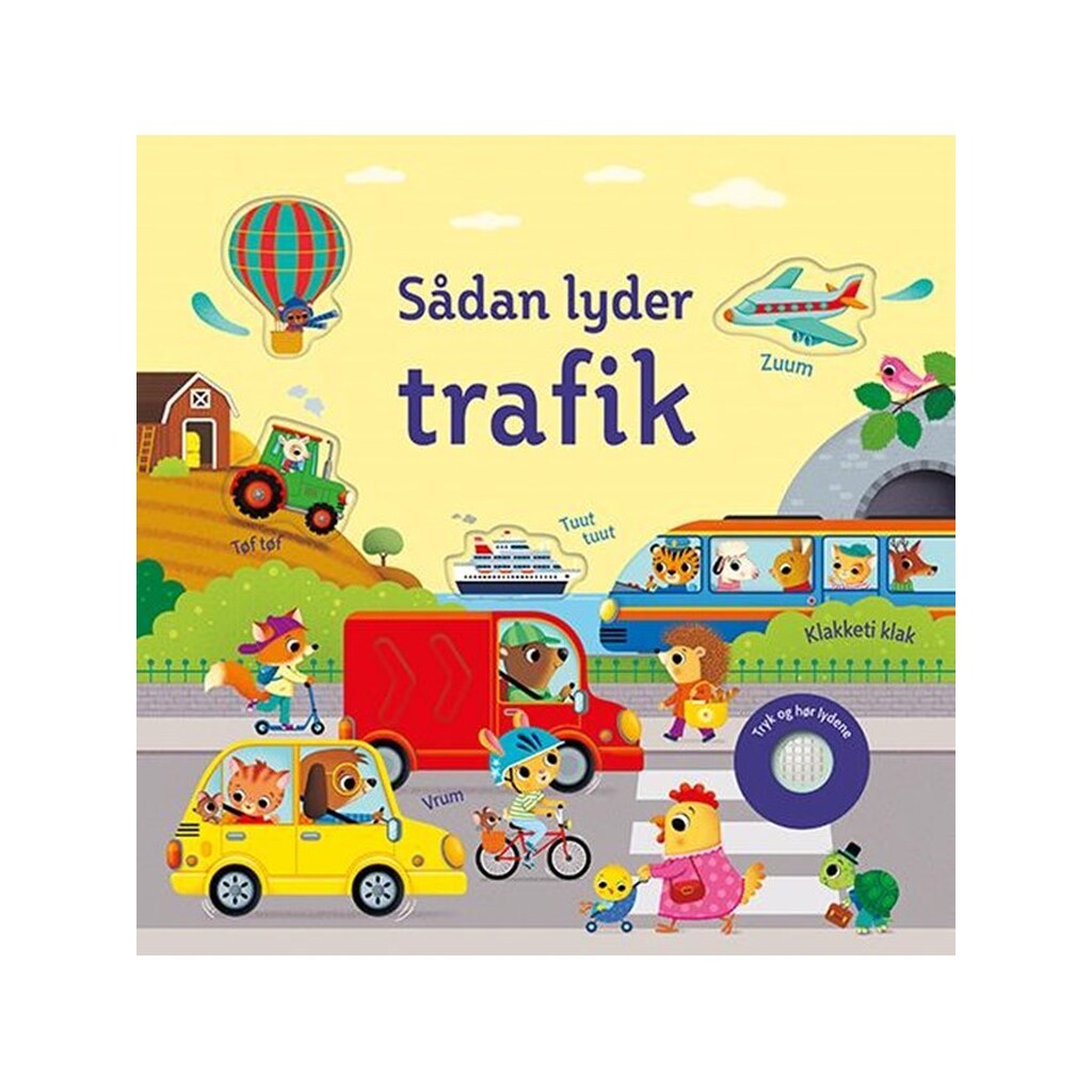 Sådan lyder trafik - Børnebog - Papbog