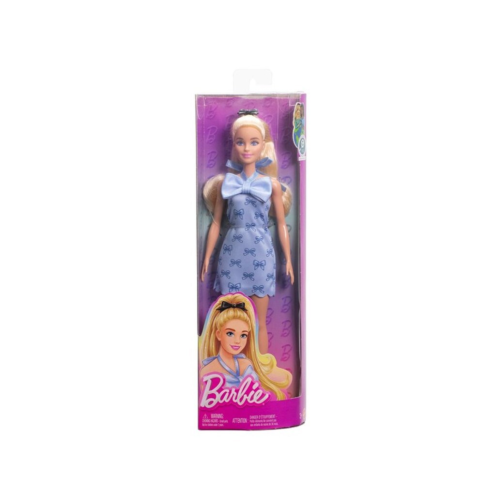 Barbie Fashionistas Doll #237 in Blue Bow Halter Dress