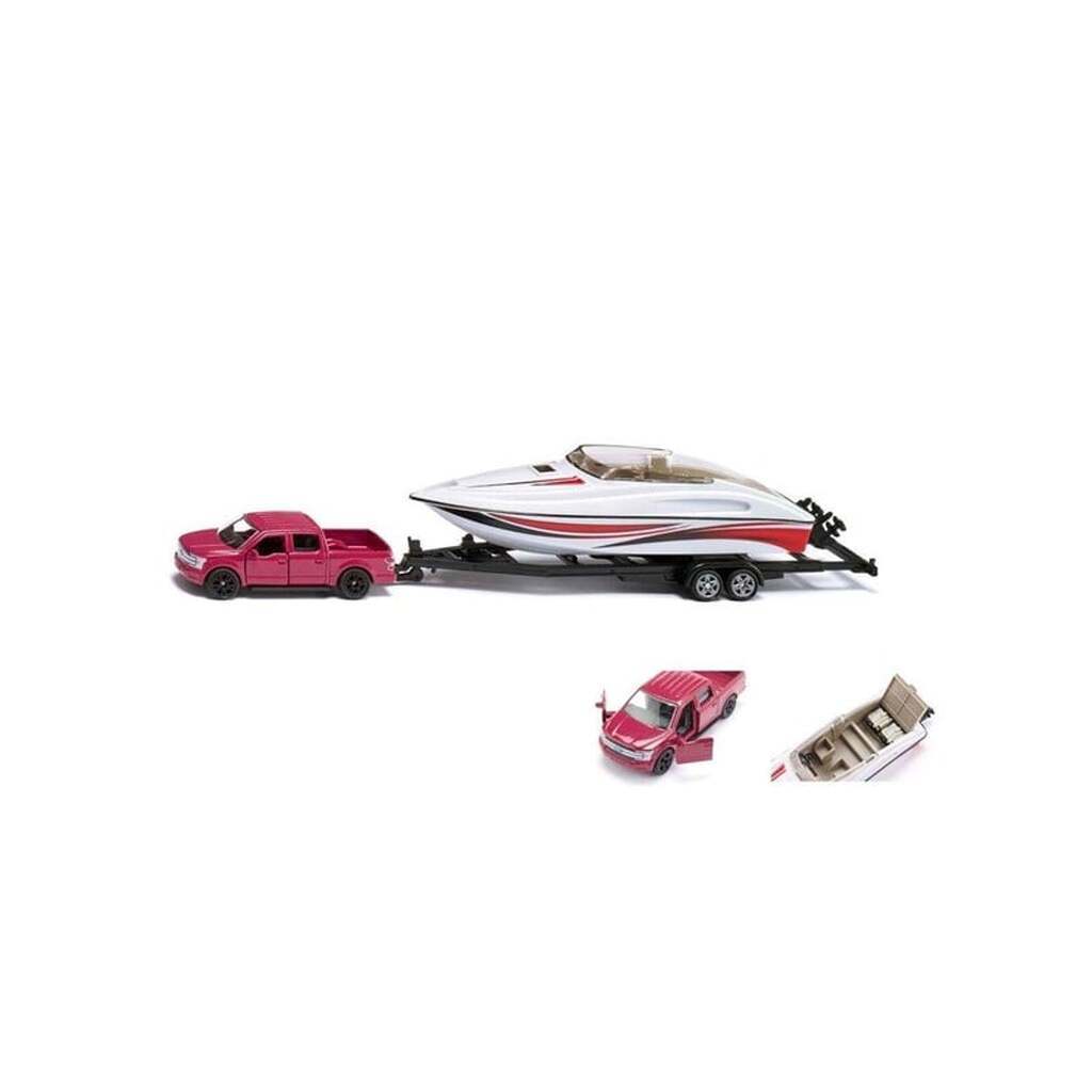 SIKU Ford F150 with Motorboat