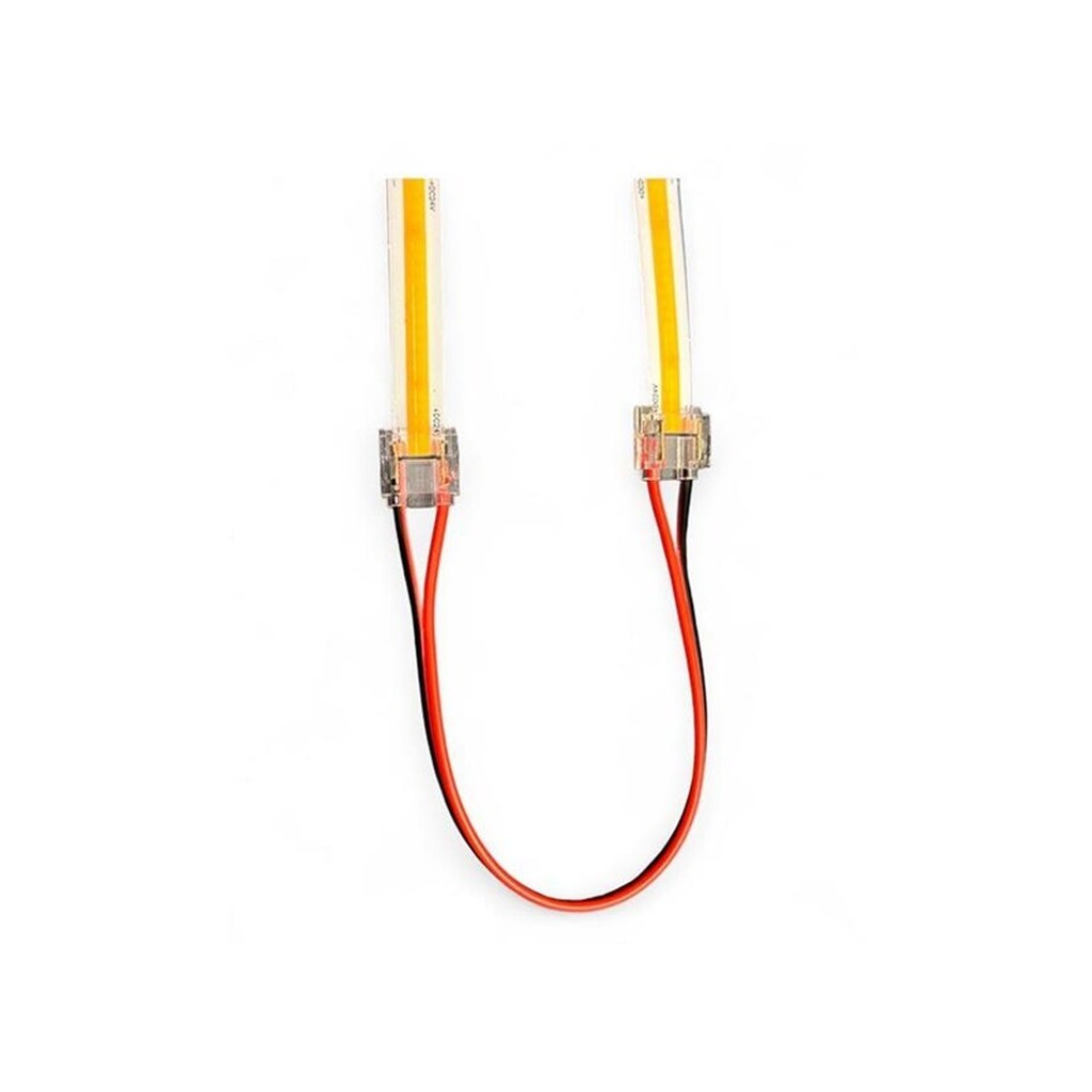 Light Solutions Dobbelt SmartClip til 10mm COB LED Bånd m. 15cm ledning - 5-pak