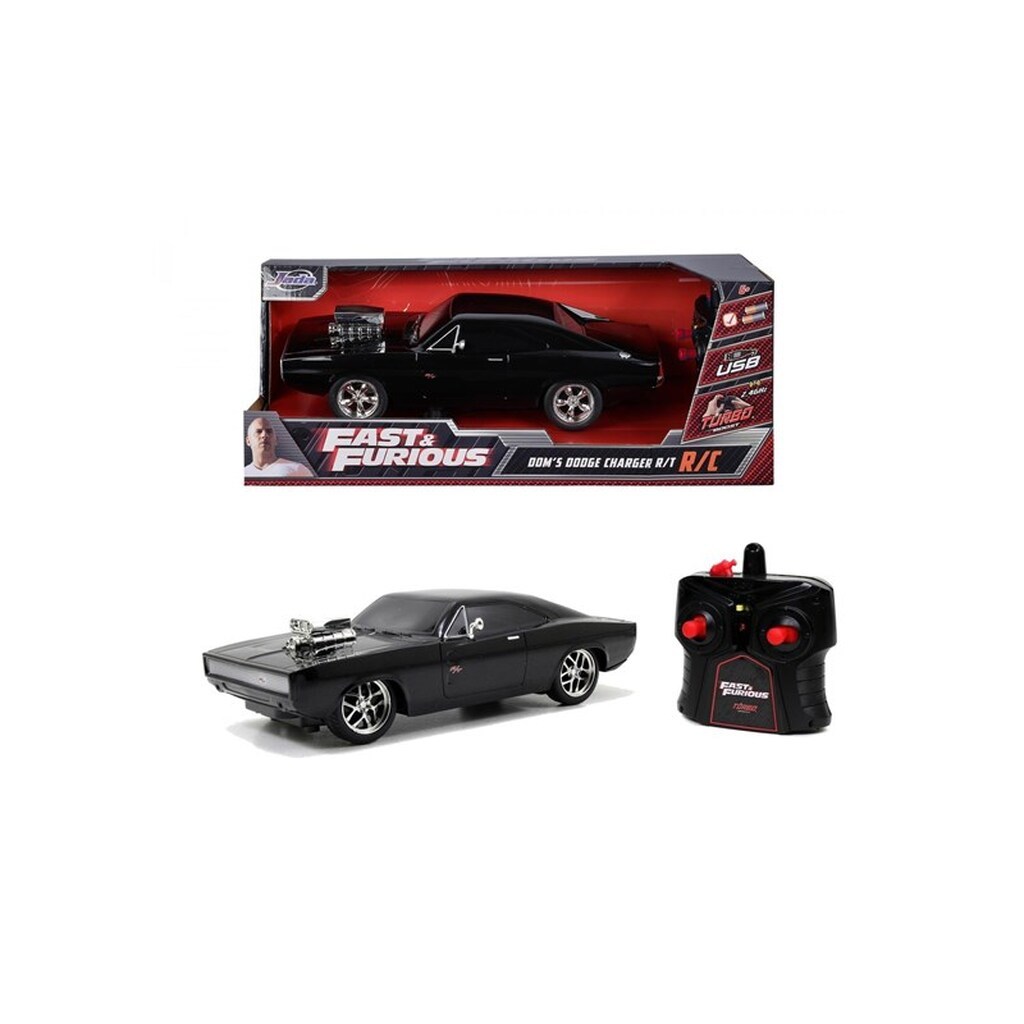 Jada Toys Fast &amp; Furious 1970 Dodge Charger 1:16 Radio-Controlled (RC) model