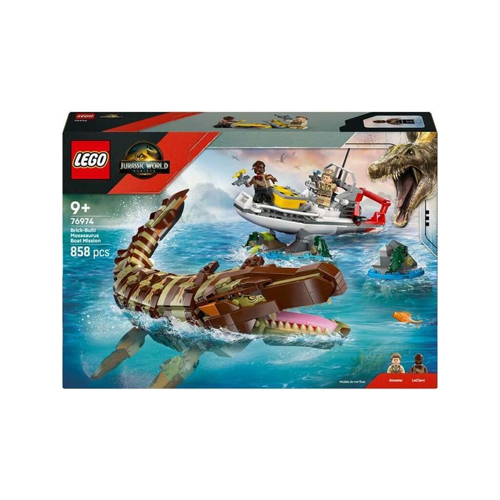 LEGO Jurassic World 76974 Bådmission: Klodsbygget mosasaur