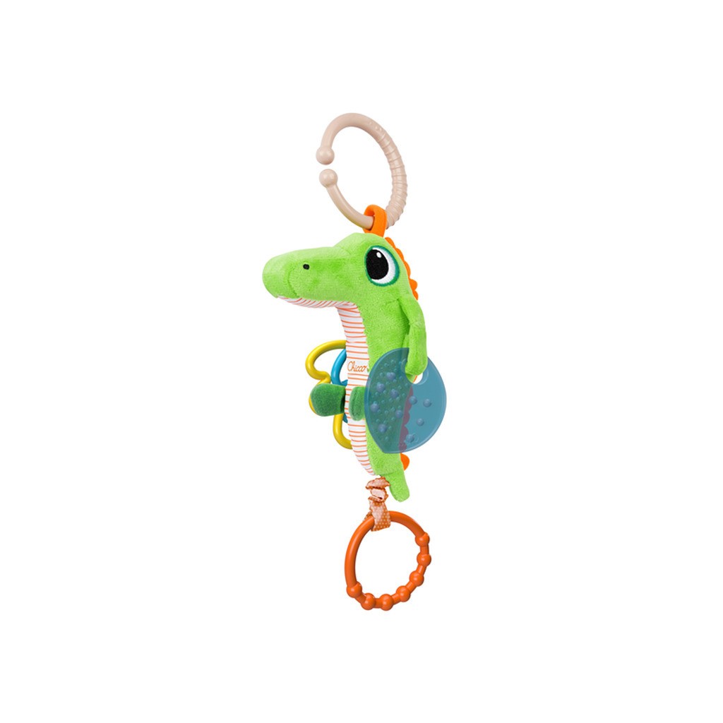 Chicco -Crocodile fabric rattle