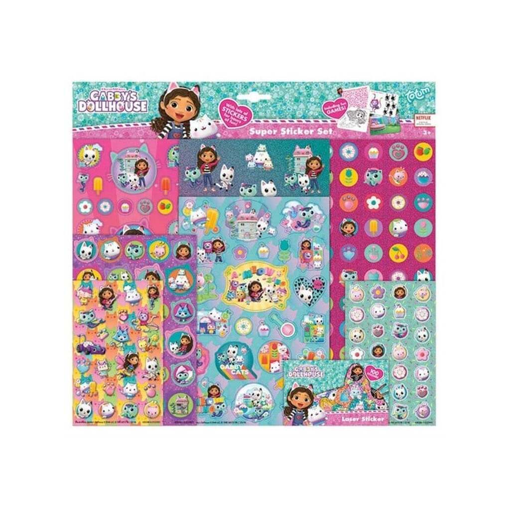 Hobby Mate GABBY´S DOLLHOUSE Super Stickerset