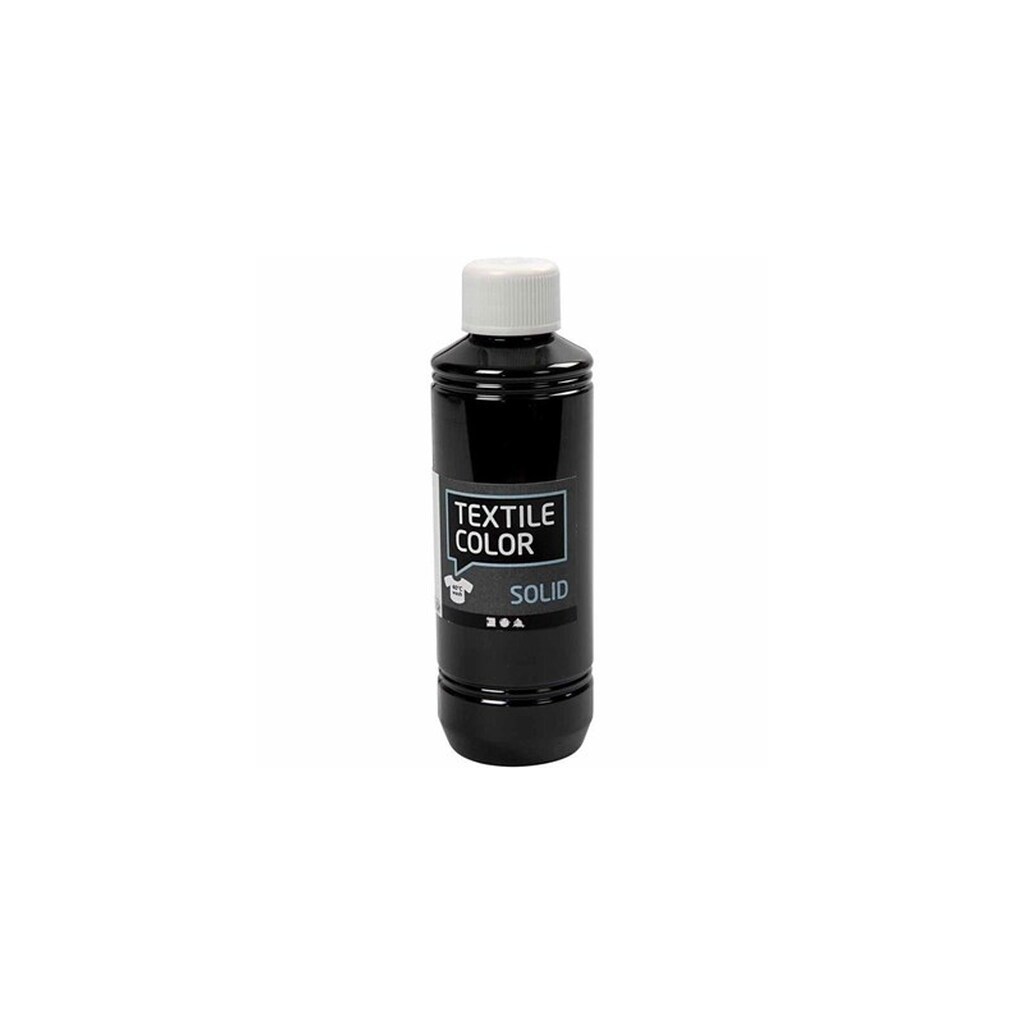 Creativ Company Opaque textile paint - Black 250ml