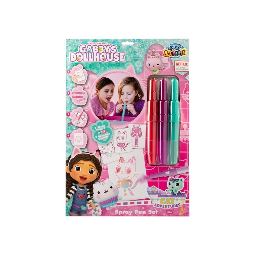 Gabby&apos;s Dollhouse Blæse tuscher sæt