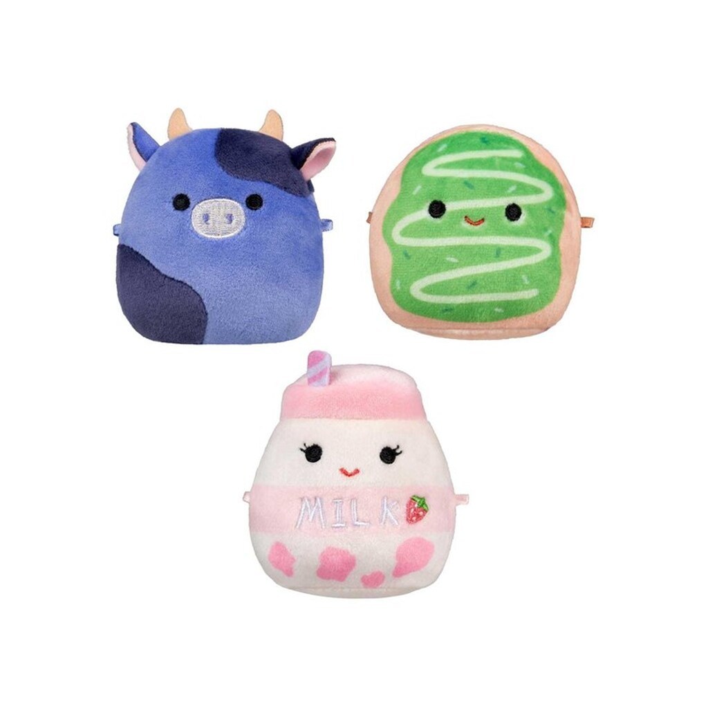 Jazwares Squishmallows Plush Toy - Micromallows Ingred Amelie Daisuke - 3dlg.