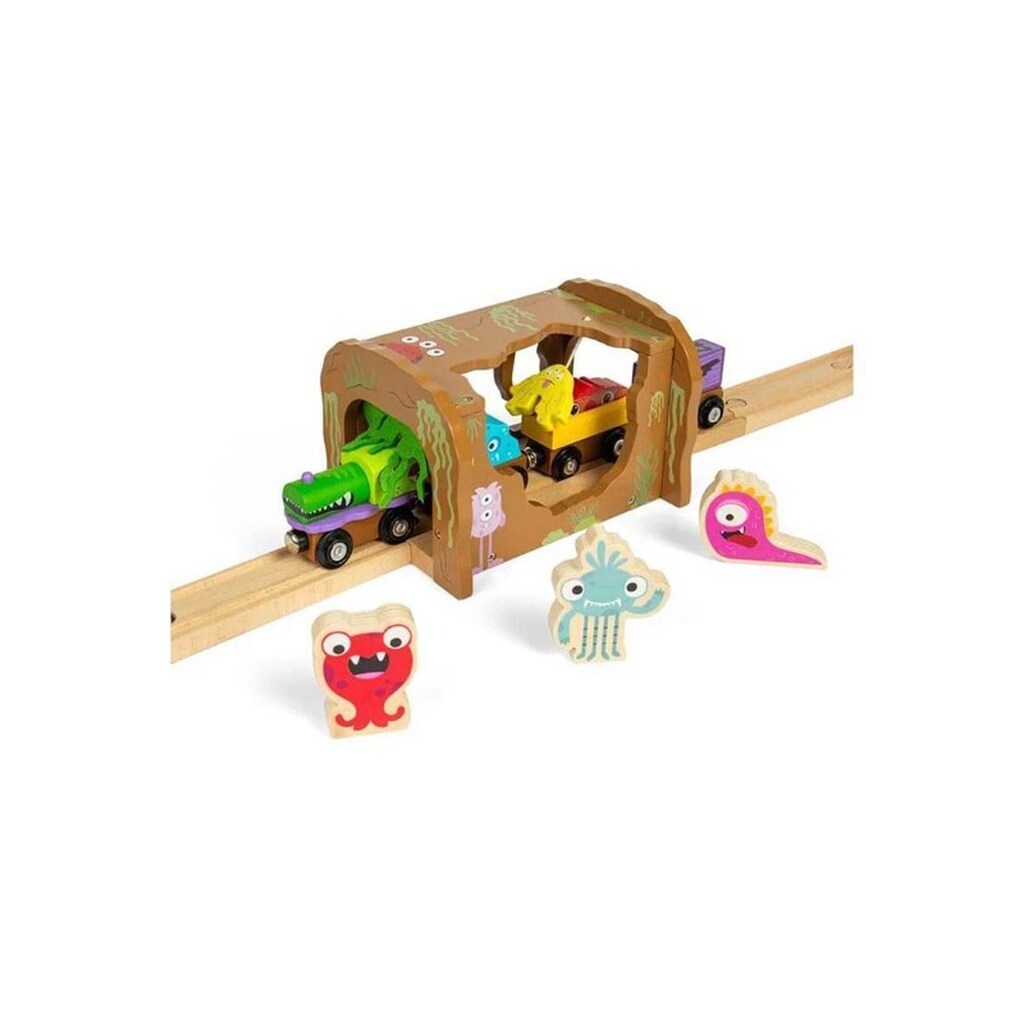 Bigjigs Wooden Monster Tunnel