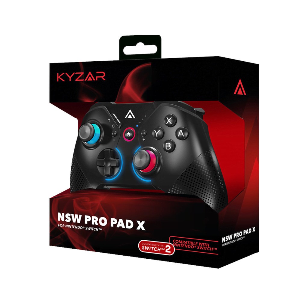 Kyzar Switch Pro - Black - Wireless Controller - Nintendo Switch 2