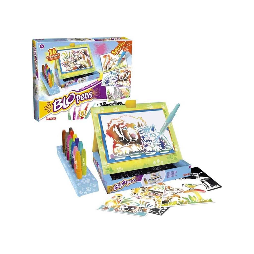 Blopens Kreativ workshop med dyremotiver