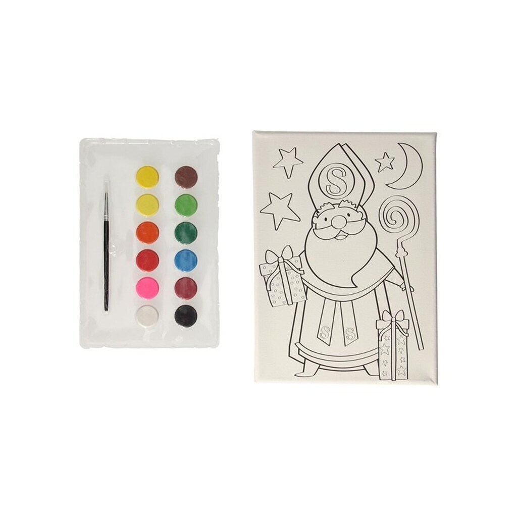 Wins Holland Canvas Sinterklaas painting set