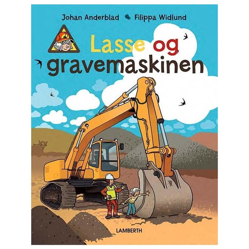 Lasse og gravemaskinen - Børnebog - Hardcover