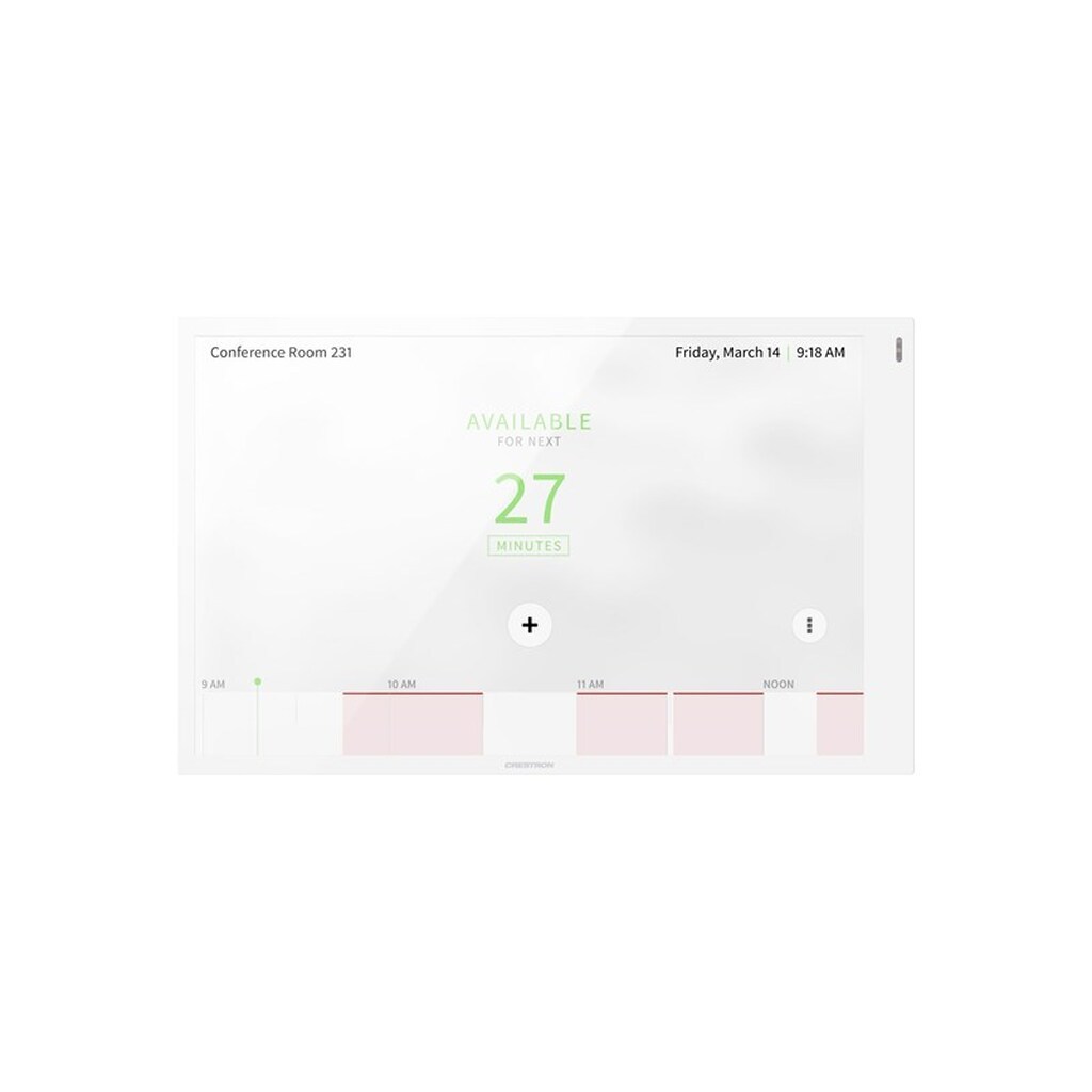 Crestron Electronics Crestron TSW-1070-GV-W-S - control panel with touch screen - 10.1 in wall mount - smooth white - TAA Compliant