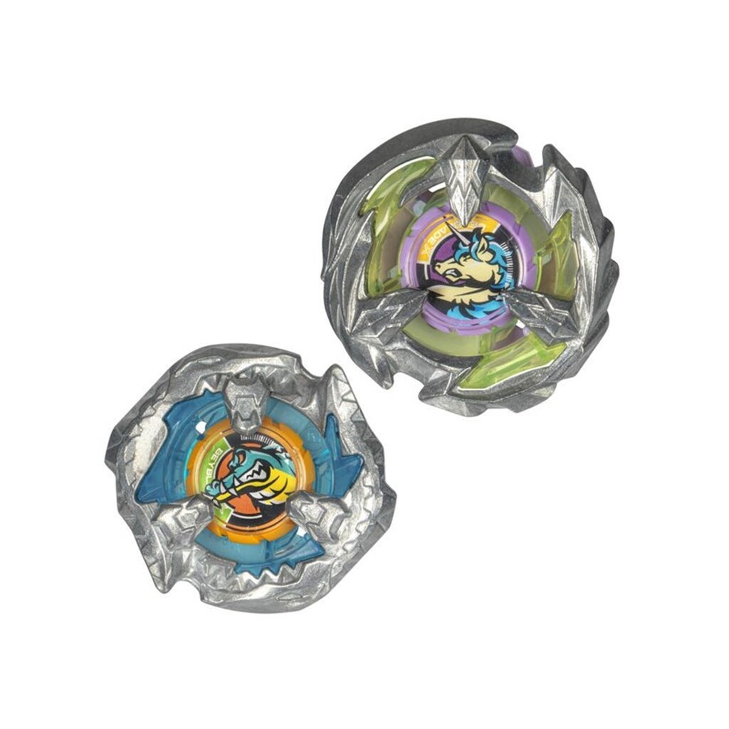 Beyblade X Bite Croc 3-60LF and Sting Unicorn 4-60P Top Dual Pack Set