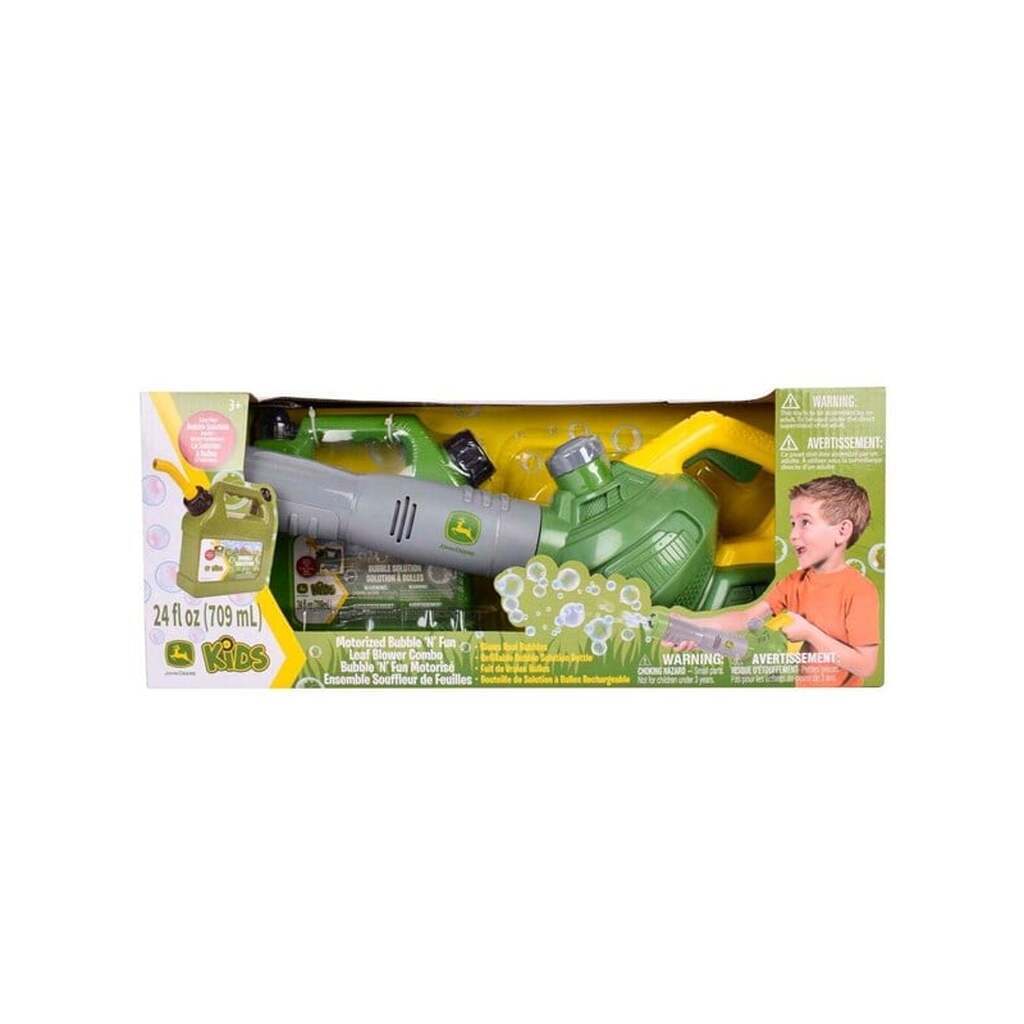 John Deere Bubble Leaf Blower &amp; Refill Can