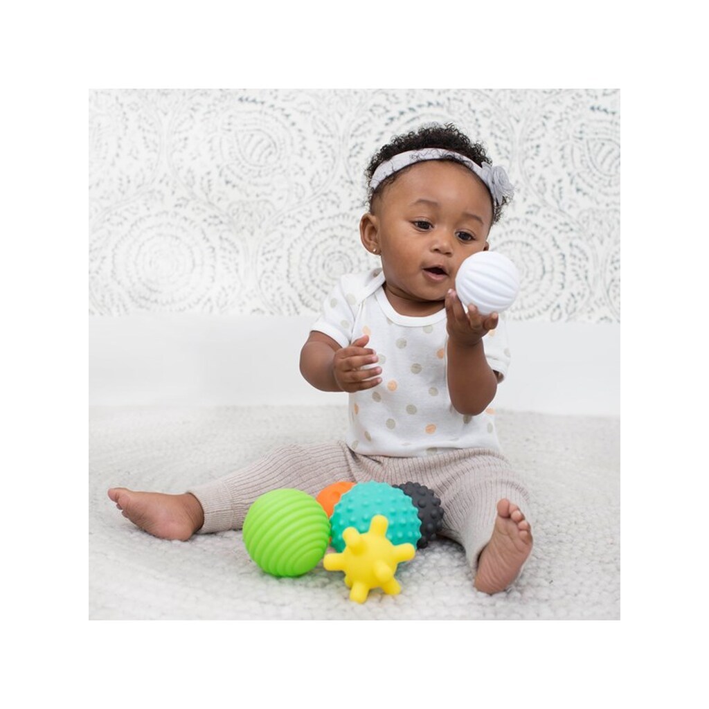 B-Kids Infantino Bolde, 6 stk m/forskellige mønstre