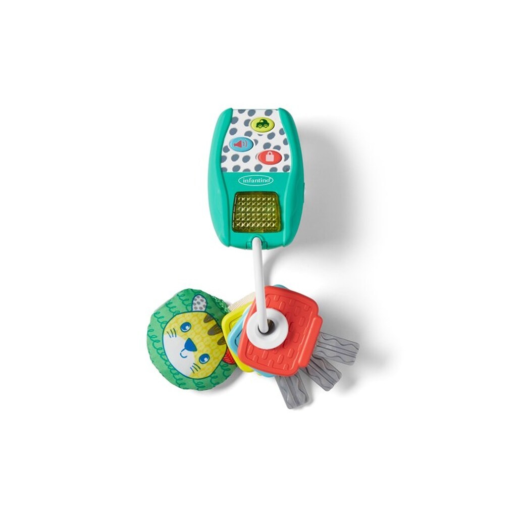 B-Kids Infantino Nøglering m/3 nøgler, 5 lyde &amp; sange
