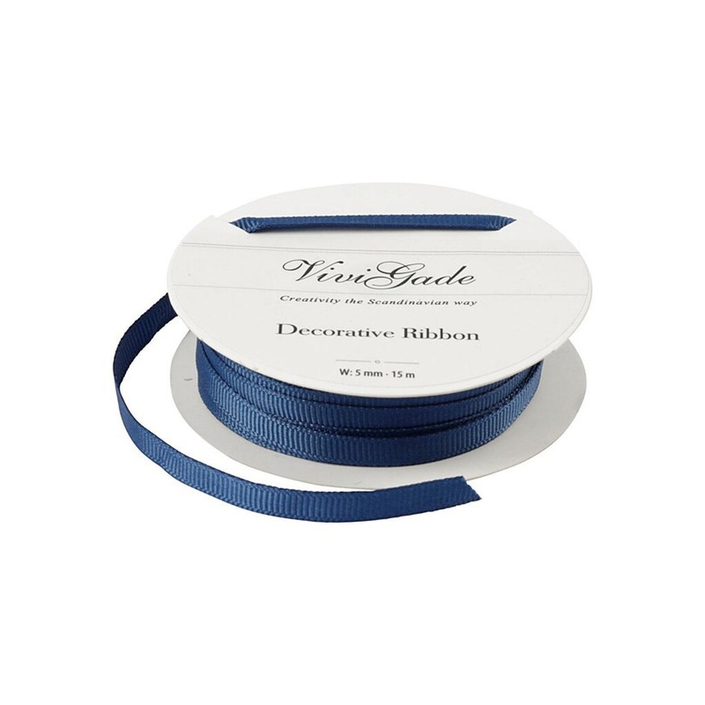 Creativ Company - Decoration Ribbon Blue 15m