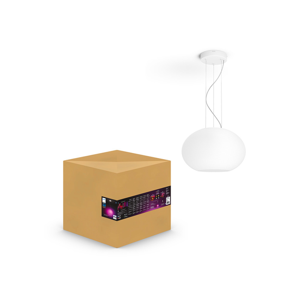 Philips Hue Flourish Loft Pendel Lampe - Hvid