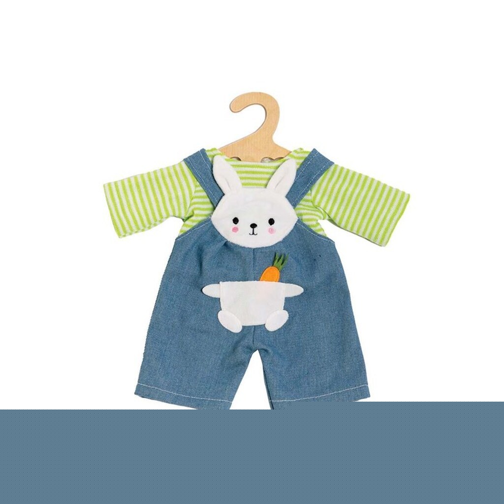 Heless Doll Dungarees with Striped Shirt Bunny Lou 35-45