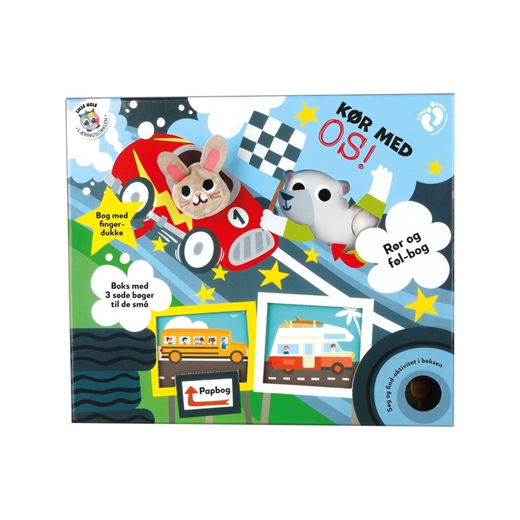 Gaveæske - Kør med os! - Børnebog - Hardback