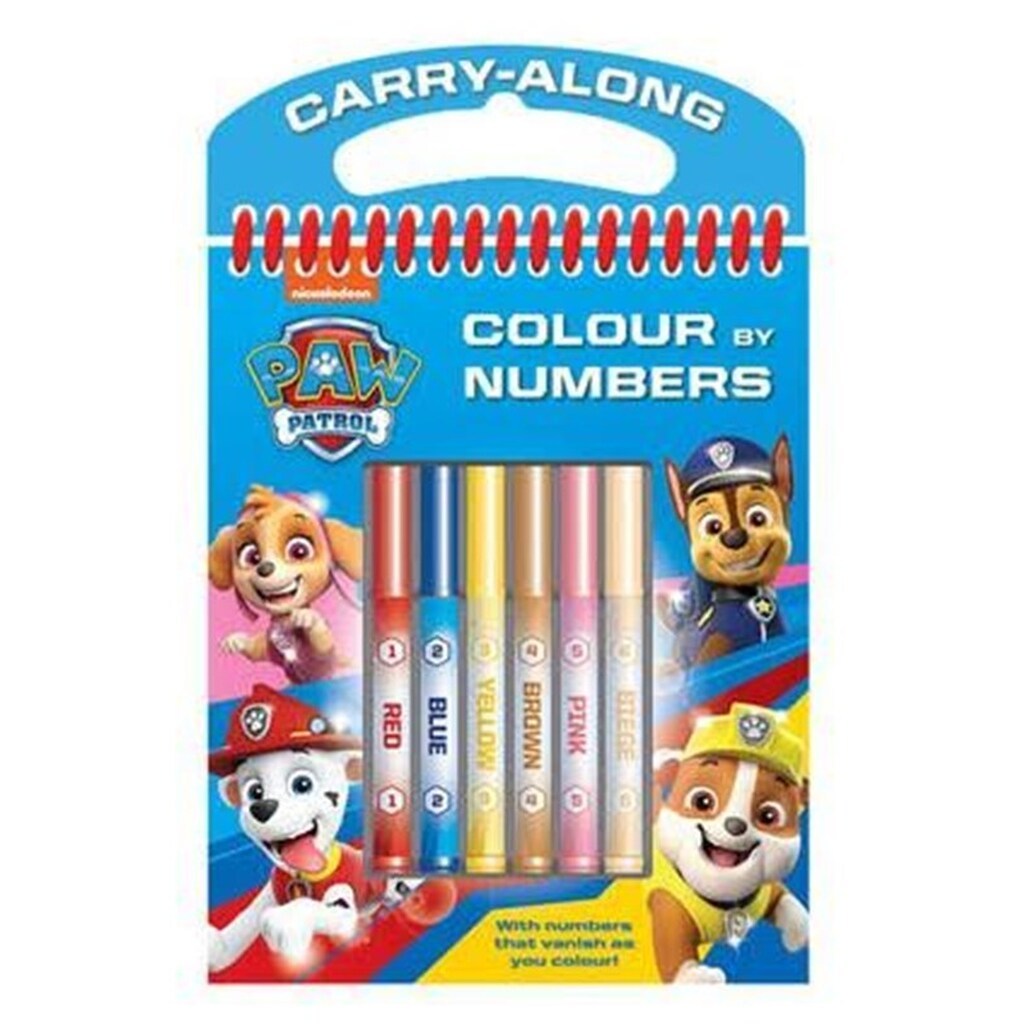 Alligator PAW PATROL Colours By Numbers Set
