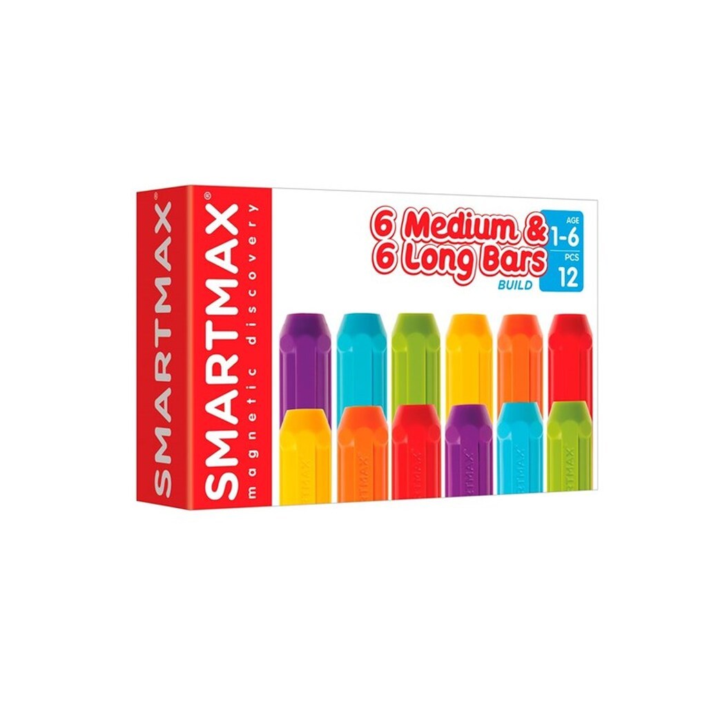 Smart Games SmartMax: XT Set - 6 Short + 6 Long Bars (Nordic)
