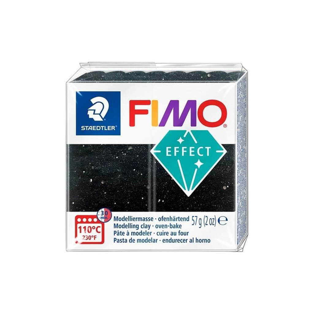 Staedtler FIMO modeller 57g. Sort Granit