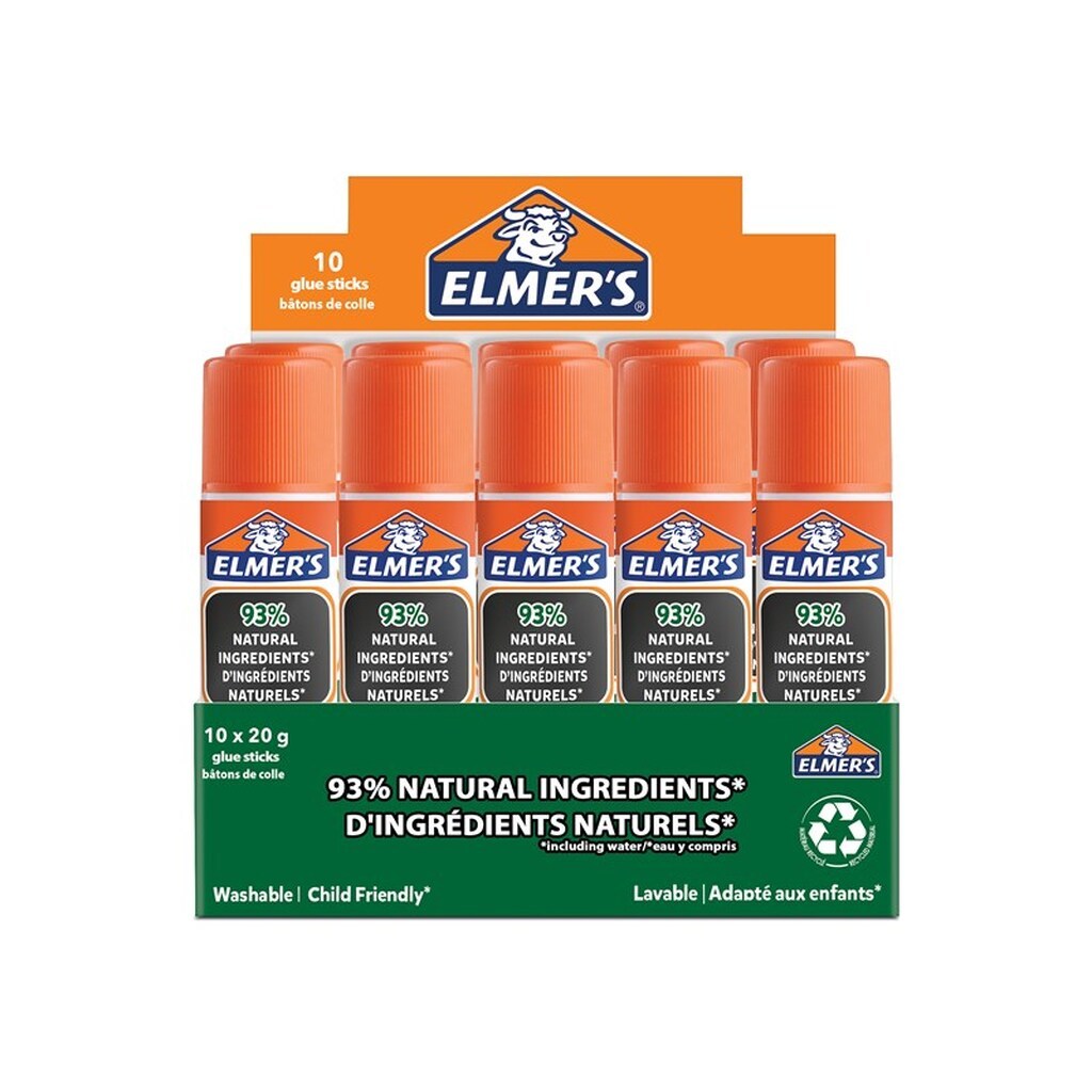 Elmer's Pure School limstifter | 20 g | 10 styk