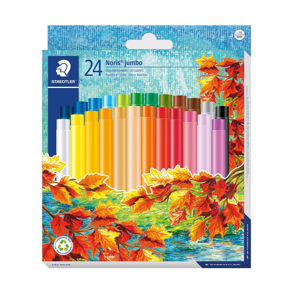 Staedtler Jumbo Oliepastelfarve 11mm 24 Ass.