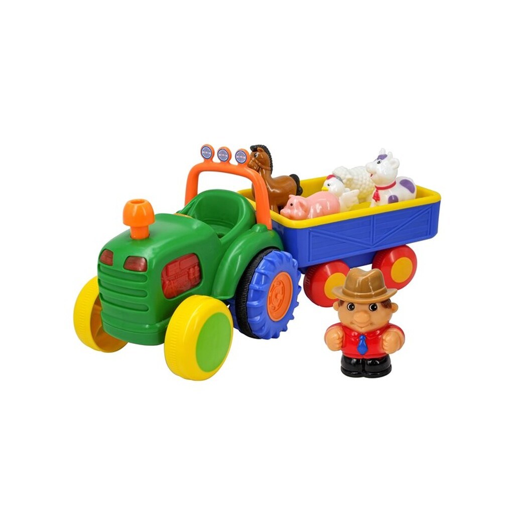 Kiddieland Farm Tractor With Trailer