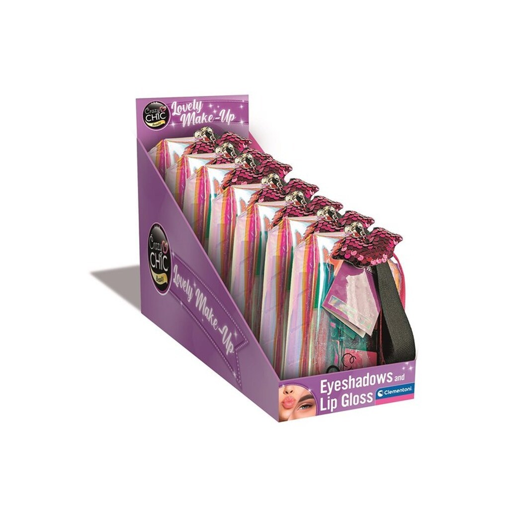 Clementoni Crazy Chic Make-up Bag Lip with Make-up