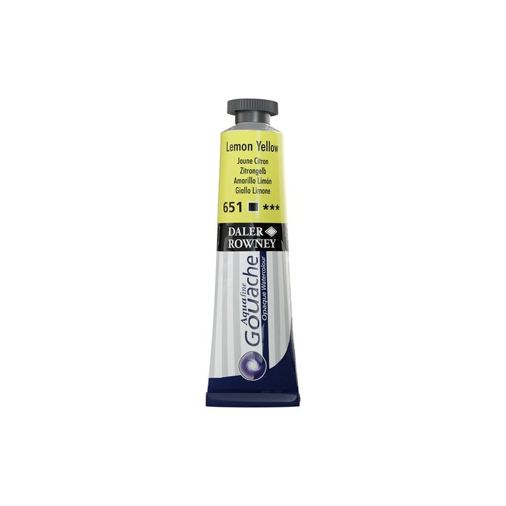 Daler-Rowney Aquafine Gouache 15ml Lemon Yellow