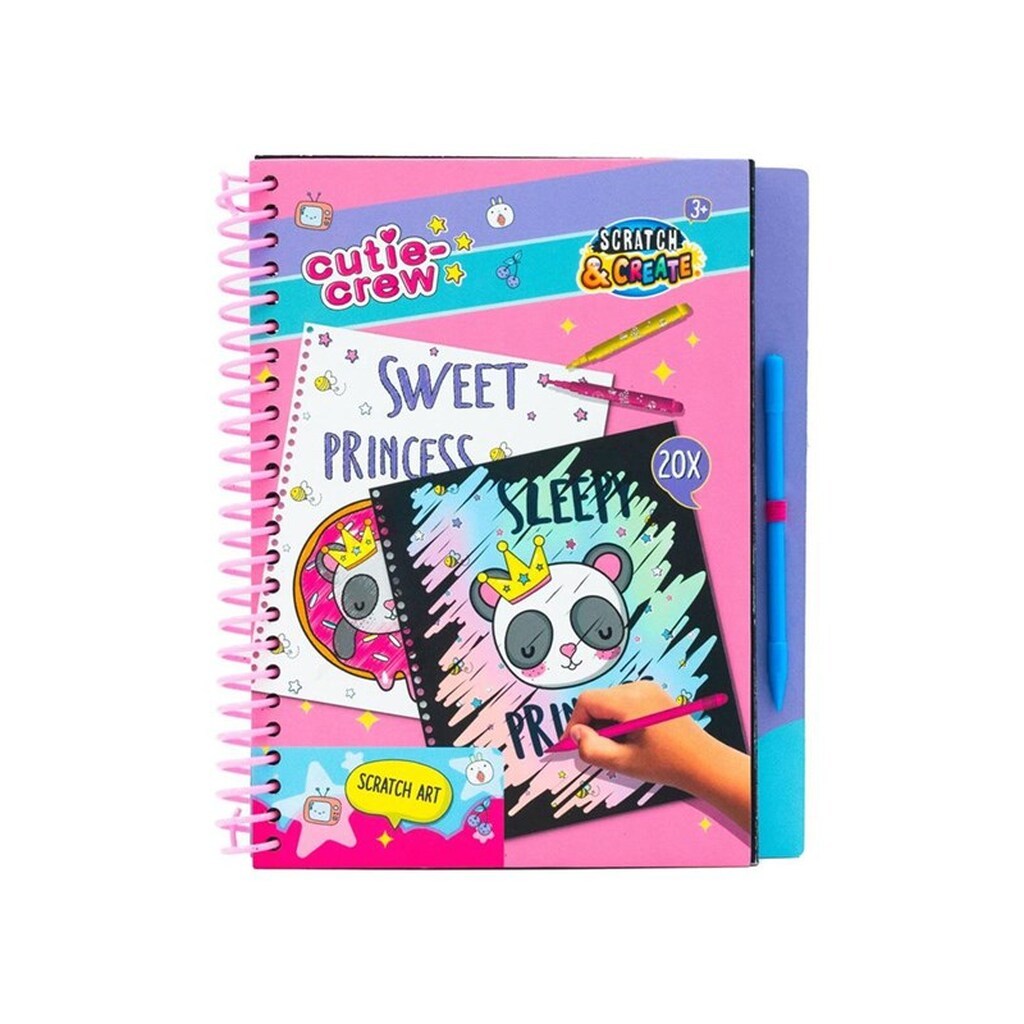 Canenco - Cutie Crew Scratch and Color Book