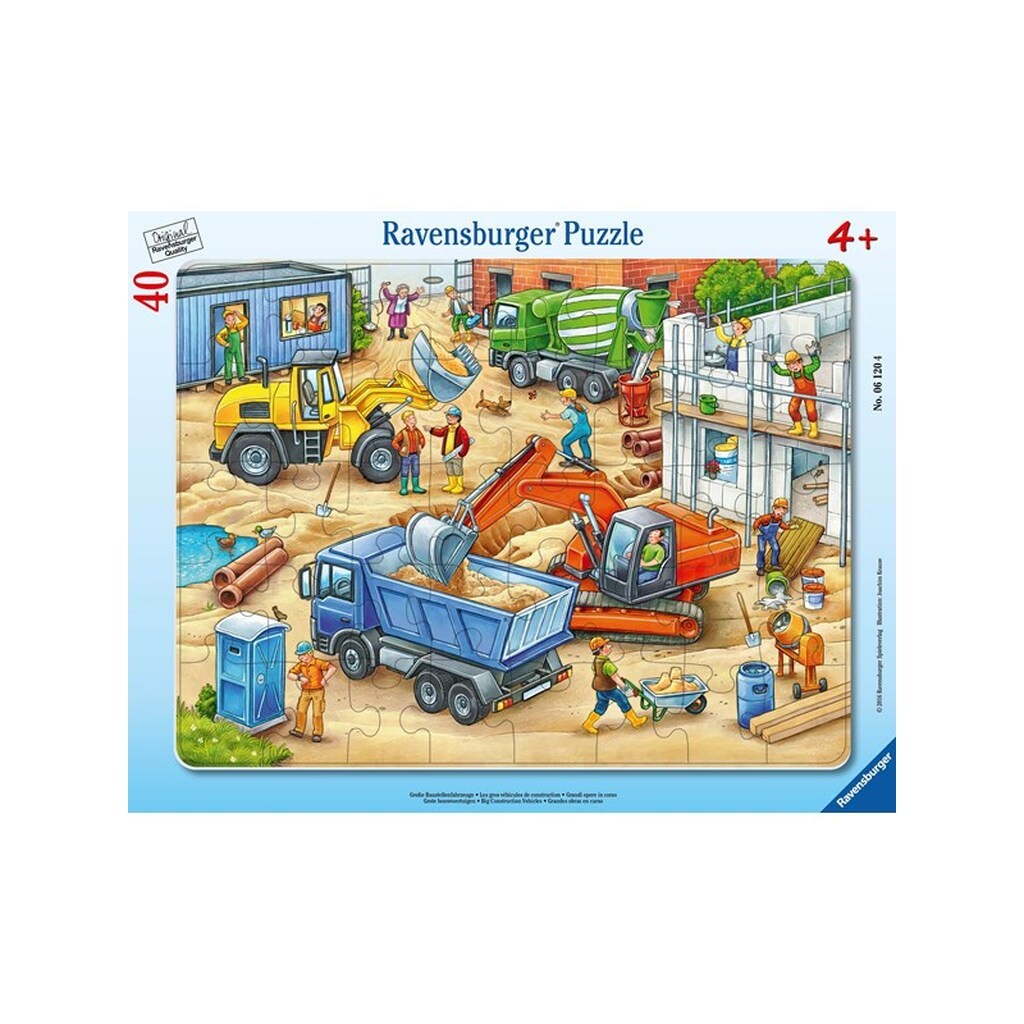Ravensburger Big Construction Vehicles 30-48p