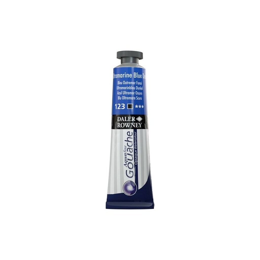 Daler-Rowney Aquafine Gouache 15ml Ultramarine Blue Dark