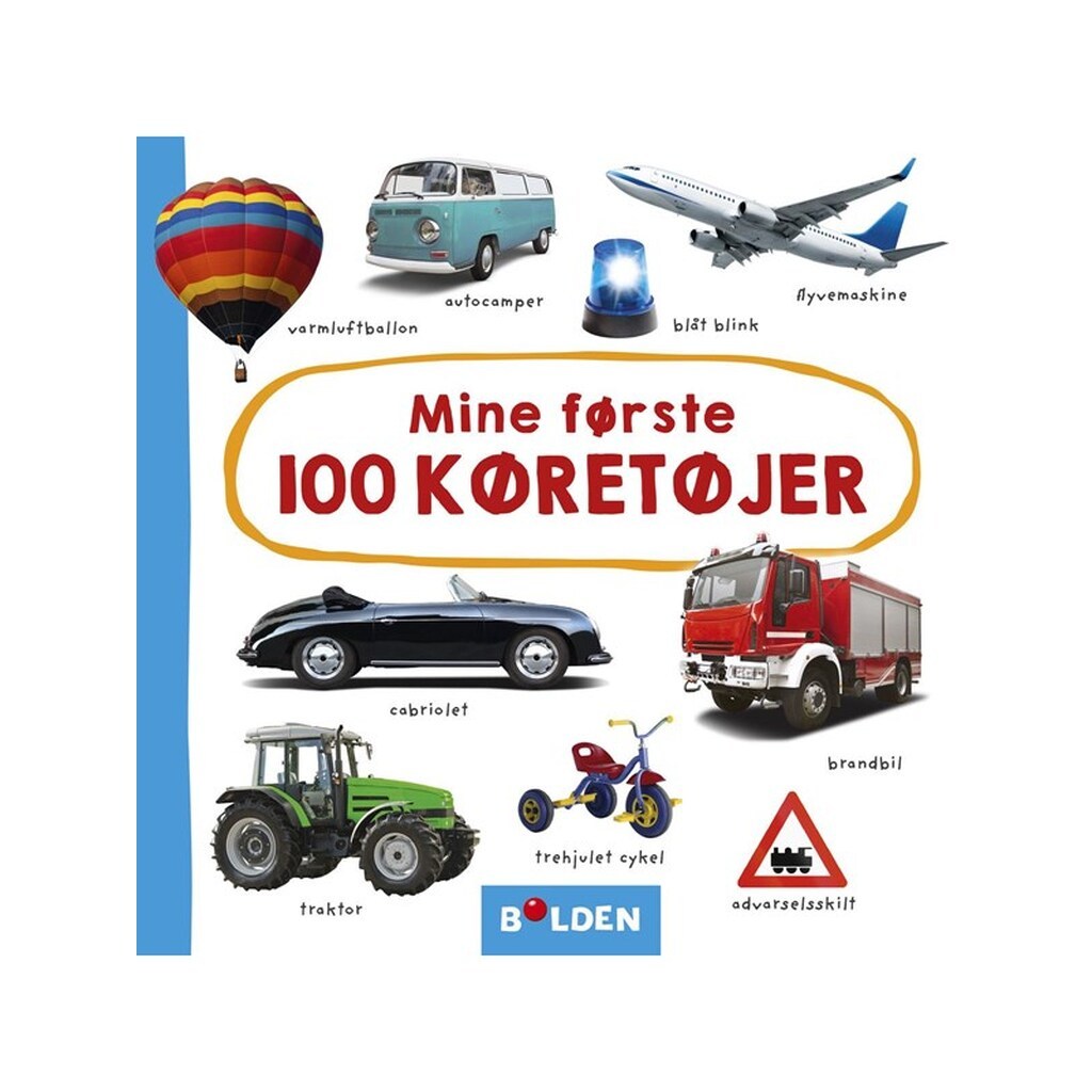 Mine første 100 køretøjer - Børnebog - Papbog