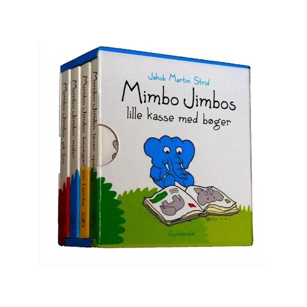 MIMBO JIMBOS LILLE KASSE MED BØGER - Børnebog - Papbog