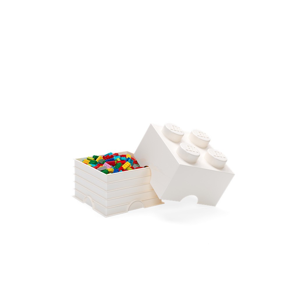 LEGO opbevaringskasse 4 - hvid