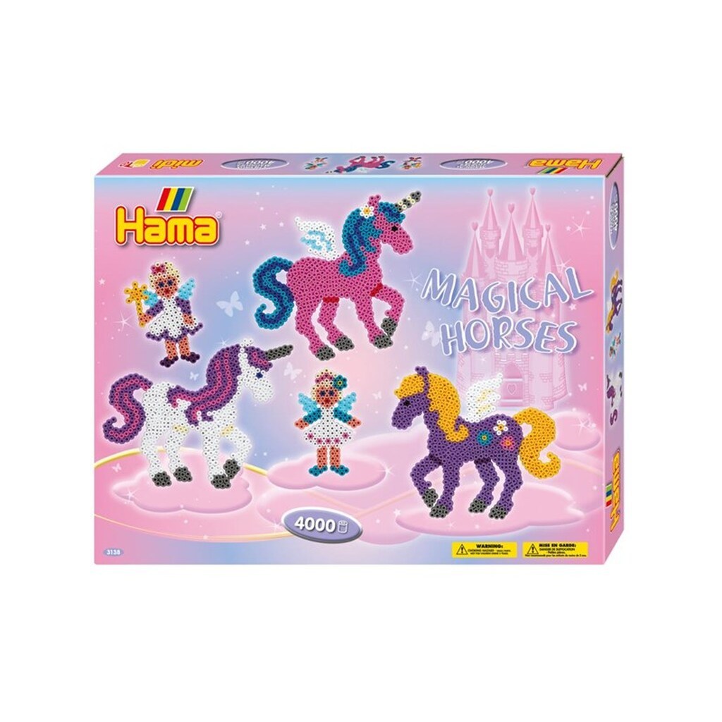 Hama Ironing beads set-Magical Horses 4000 pcs