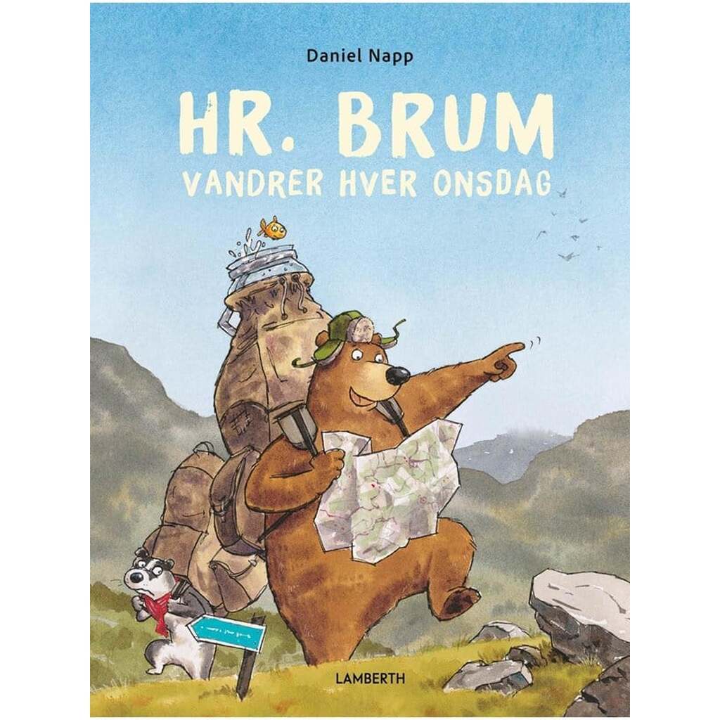Hr. Brum vandrer hver onsdag - Børnebog - hardcover