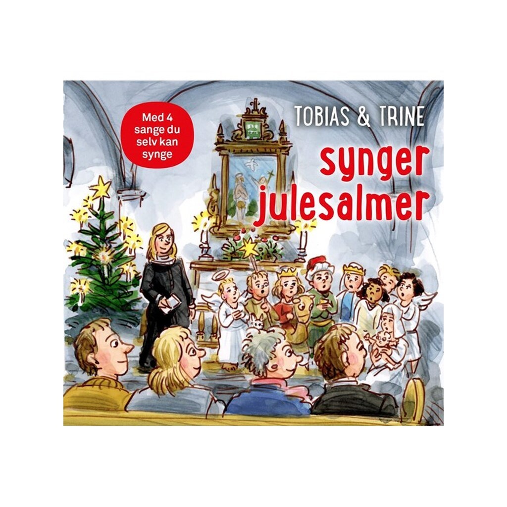 Tobias &amp; Trine synger julesalmer - Børnebog - Hæfte