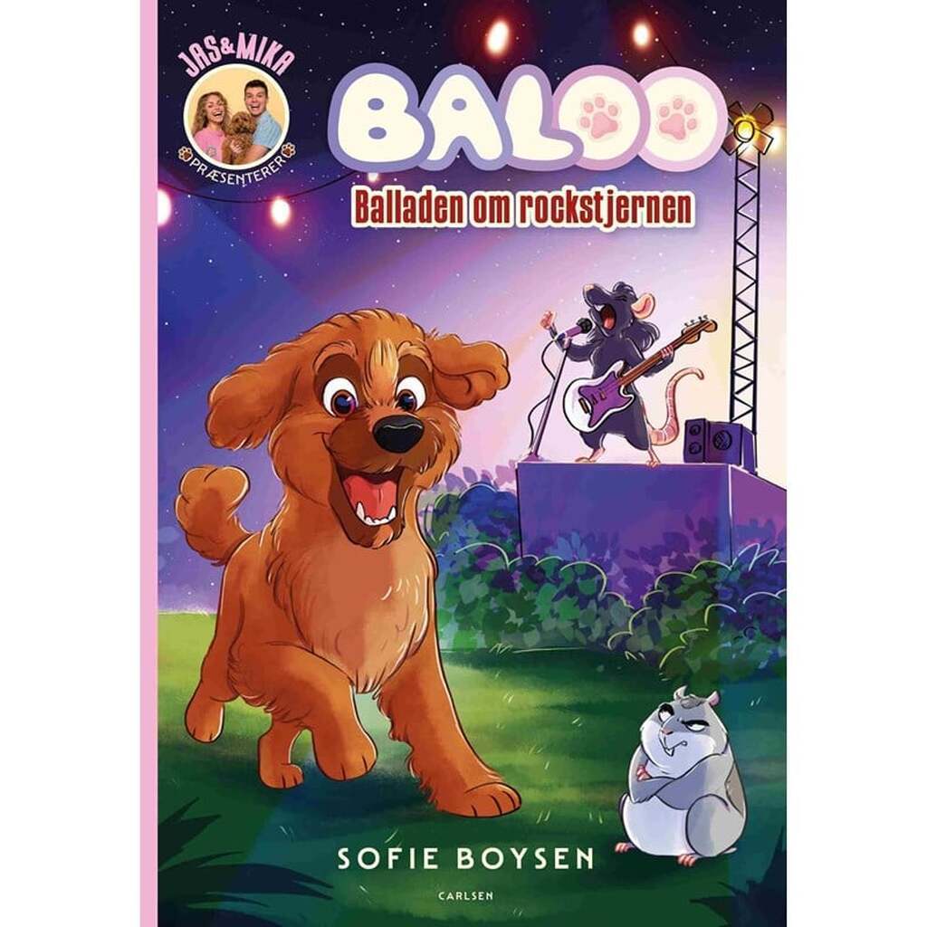 Baloo - Balladen om rockstjernen - Børnebog - Hardcover