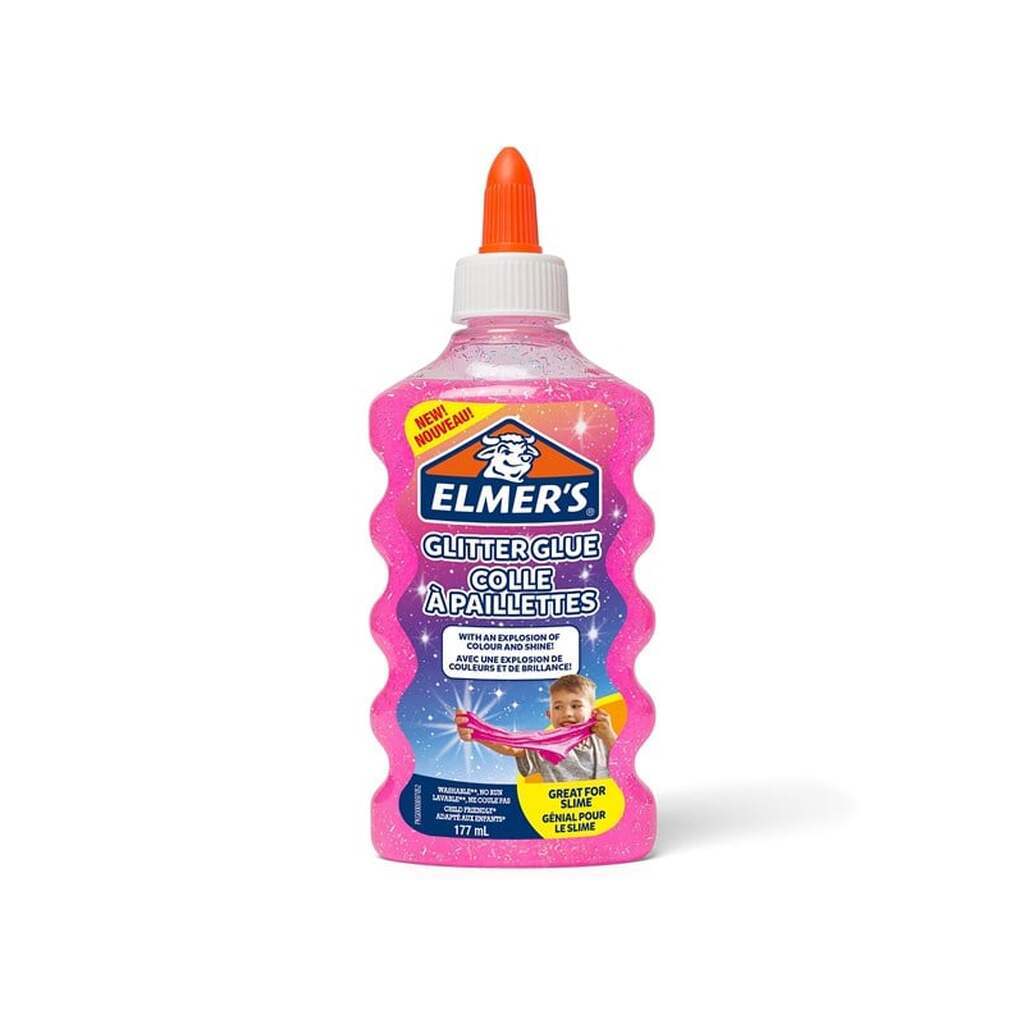 Elmer&apos;s PVA Glitter Glue | Lyserød | 177 ml