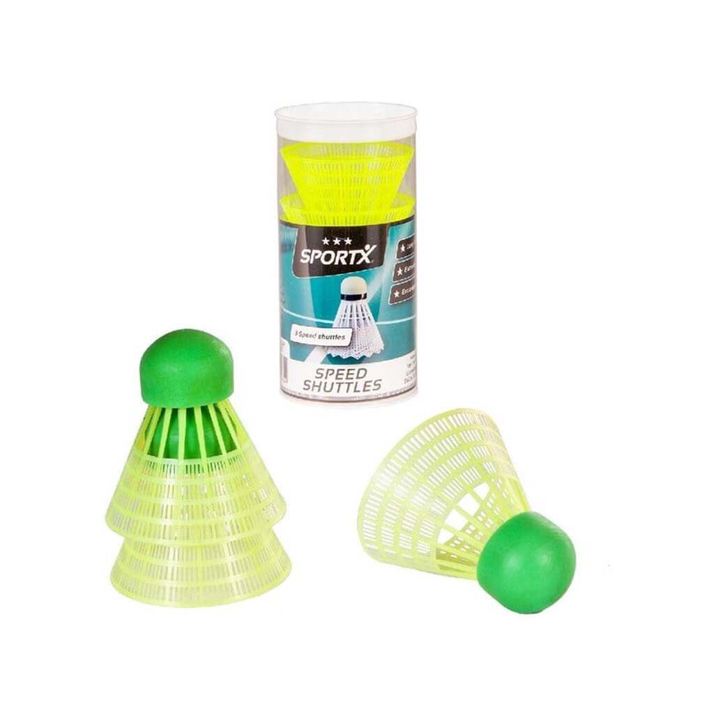 SportX - Speed ââBadminton Shuttles in Tube 3 pcs.