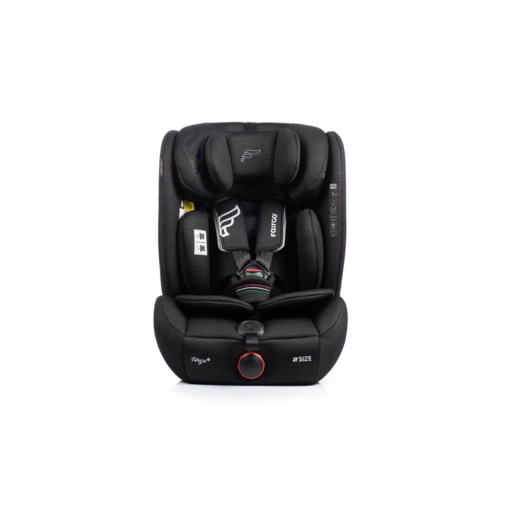 Fairgo Forza i-Size autostol (76-150 cm) - Black Sand