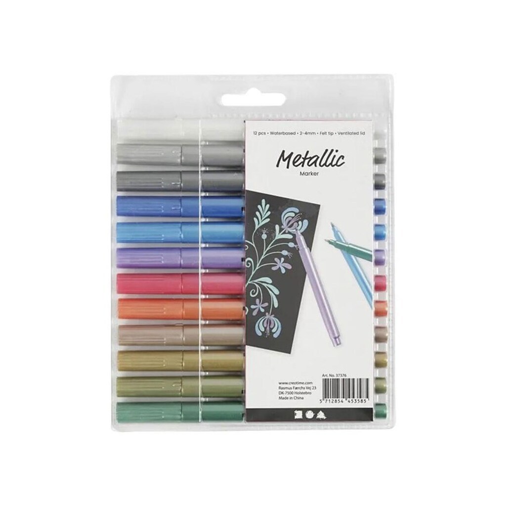 Creativ Company Metallic Markers 12pcs.