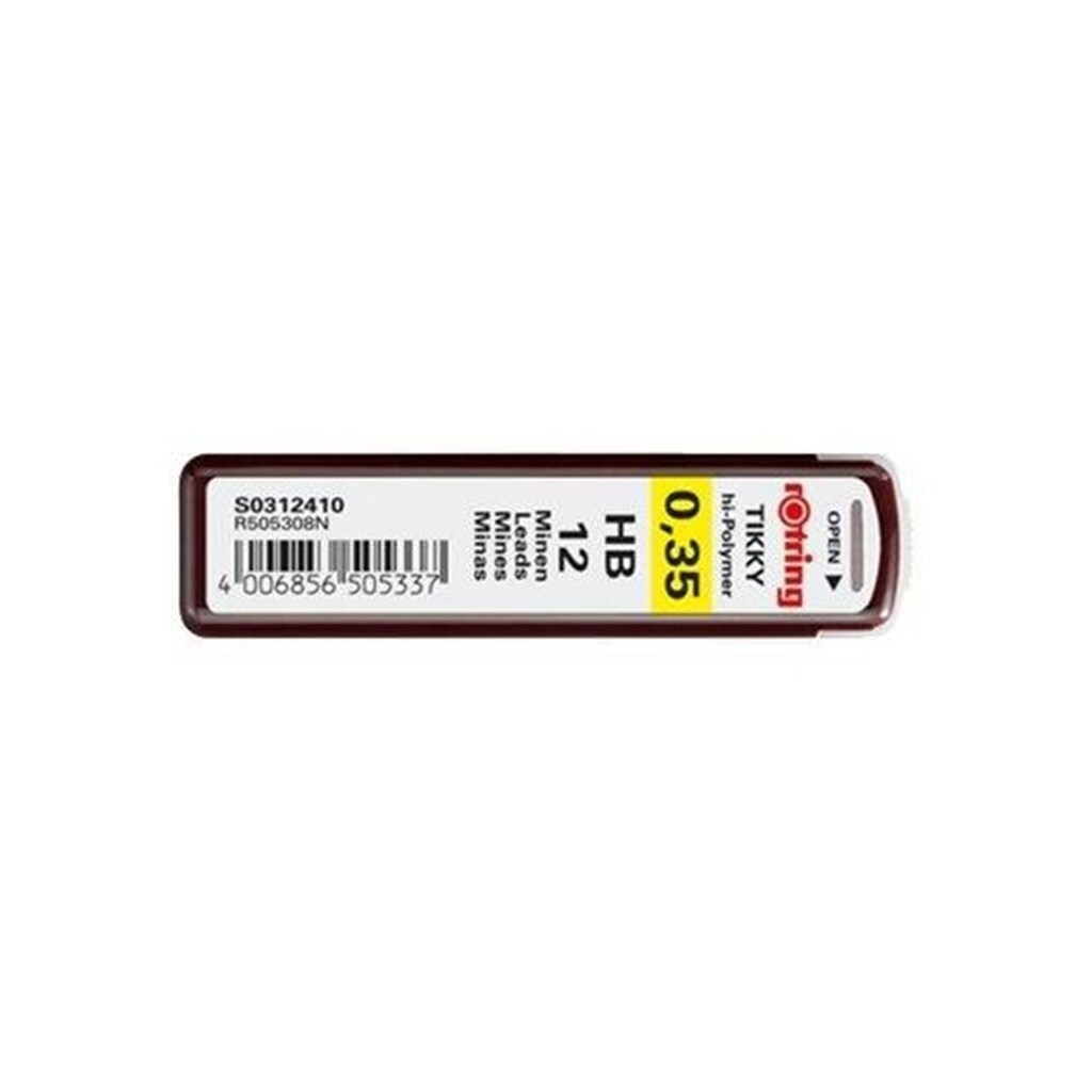 Rotring rOtring blyantstifter | 0.35 mm | HB hårdhed | 12 stifter