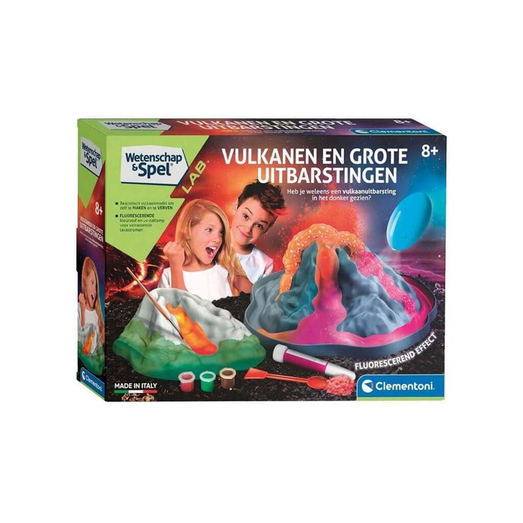 Clementoni Science &amp; Play - Glow in the Dark Volcano